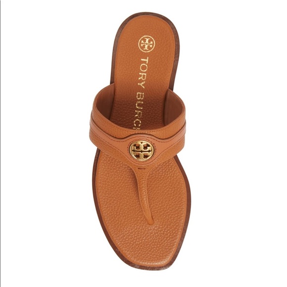 NEW Tory Burch Carson Thong Welt Leather Sandal - Picture 5 of 13